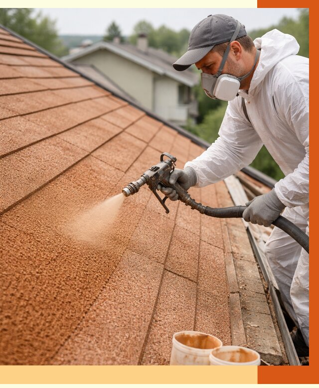 Утепление кровли жидкой пробкой в Минеральных Водах от 2797 руб./м² под ключ | ТепломастерМнр