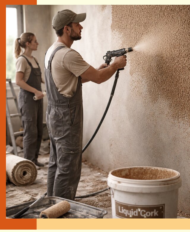 Утепление стен жидкой пробкой в Минеральных Водах эффективное и долговечное