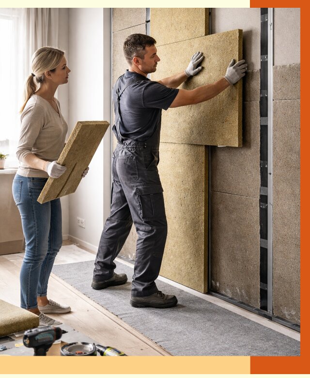 Профессиональная шумоизоляция квартиры в Минеральных Водах от 7769 руб. за м2 | ТепломастерМнр