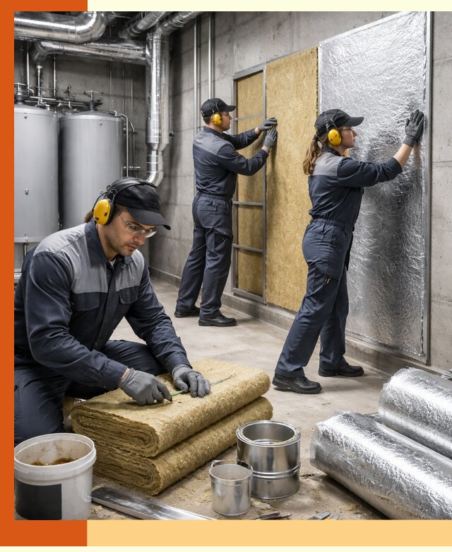 Шумоизоляция котельной в Минеральных Водах: профессиональный монтаж и материалы