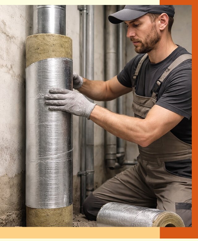 Шумоизоляция труб в Минеральных Водах от 1243 руб. — шумоподавление и звукоизоляция труб | ТепломастерМнр