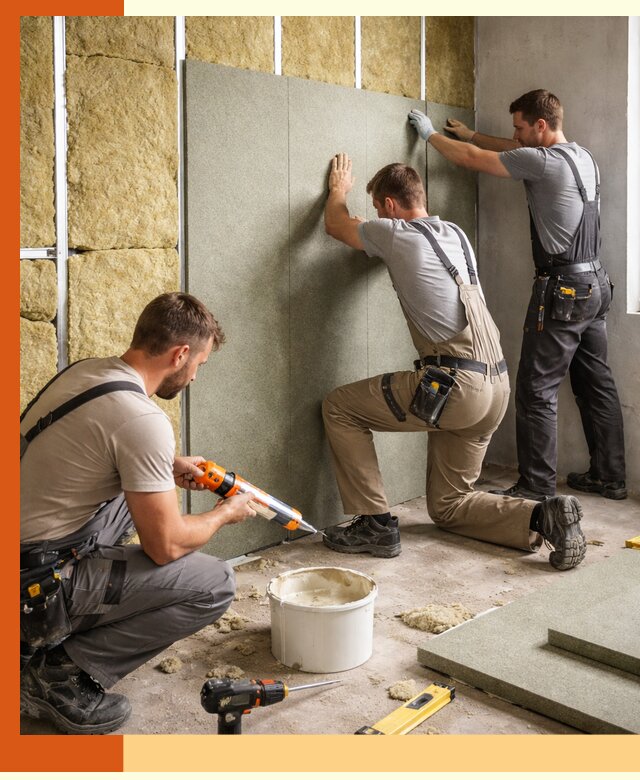 Профессиональная шумоизоляция стен в Минеральных Водах для квартир и домов