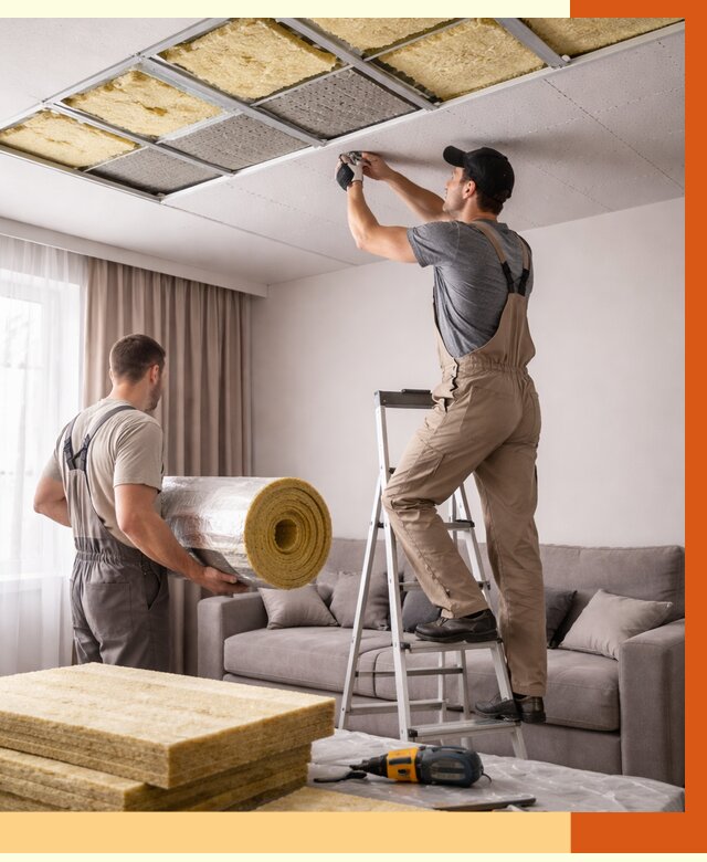 Шумоизоляция потолка в Минеральных Водах от 2331 руб. под ключ | Профессионально — ТепломастерМнр