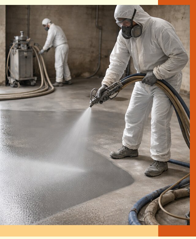 Гидроизоляция полимочевиной в Минеральных Водах от 8804 руб/м² — напыление полимерной гидроизоляции | ТепломастерМнр