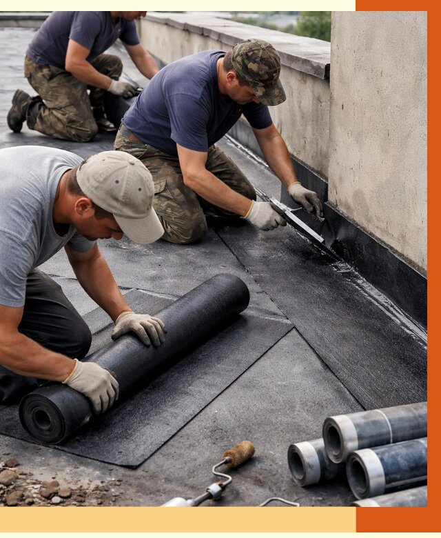 Гидроизоляция кровли в Минеральных Водах от 4661 руб. — профессиональная гидроизоляция крыши | ТепломастерМнр