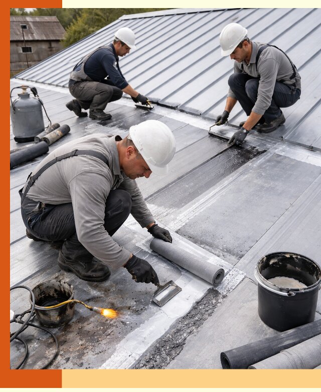 Гидроизоляция металлической кровли с гарантией в Минеральных Водах