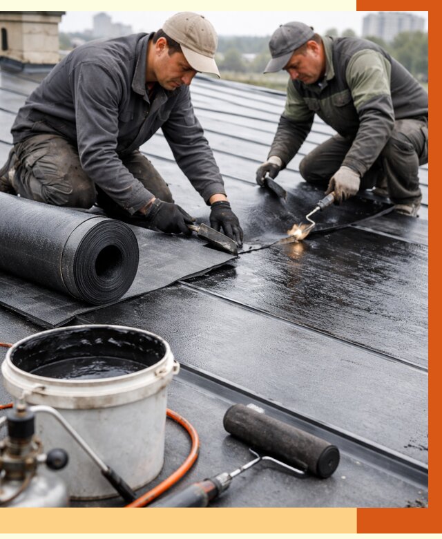 Гидроизоляция фальцевой кровли в Минеральных Водах от 7769 руб. под ключ | ТепломастерМнр