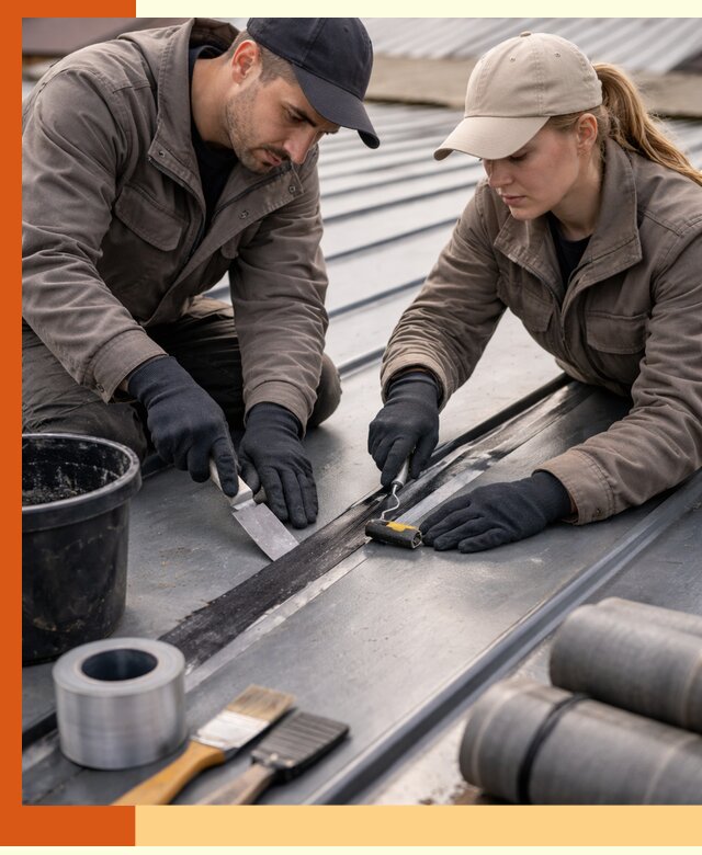 Гидроизоляция фальцевой кровли в Минеральных Водах качественно и надежно