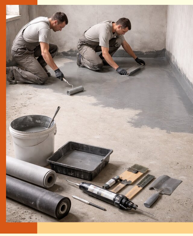 Гидроизоляция пола в Минеральных Водах — надежная защита от влаги и протечек