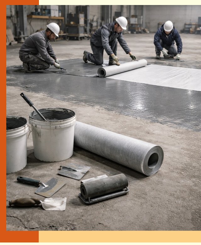 Гидроизоляция промышленного пола в Минеральных Водах — защита и долговечность