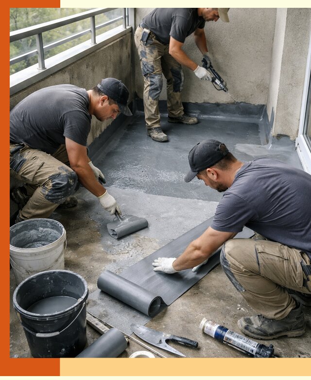 Гидроизоляция балкона в Минеральных Водах: надежная защита от протечек