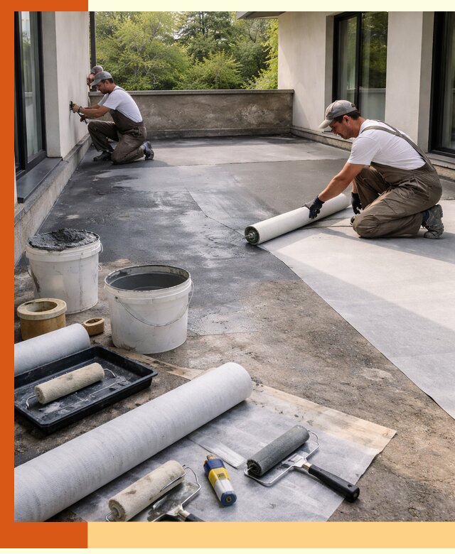 Гидроизоляция террасы в Минеральных Водах — надежная защита от влаги и протечек