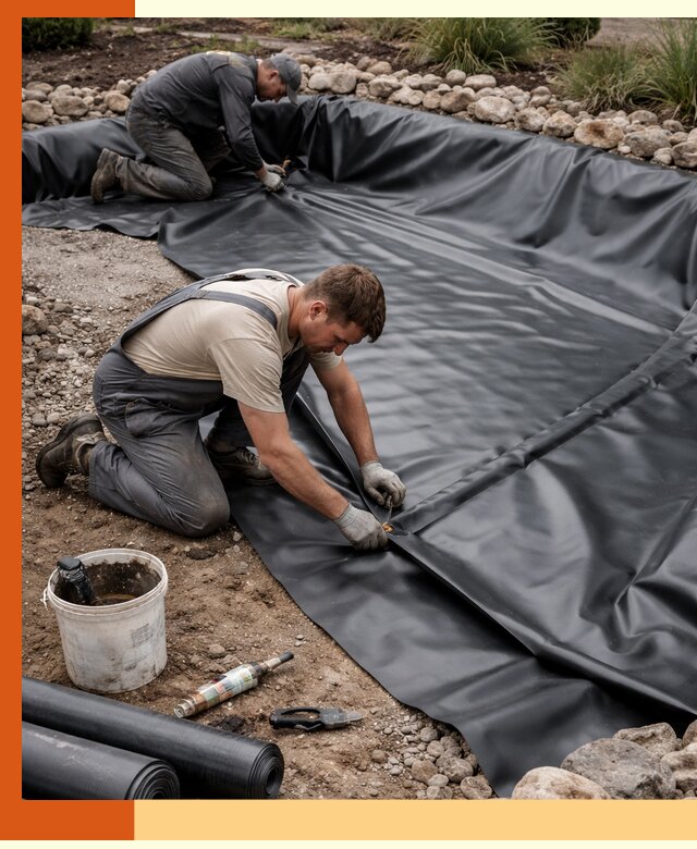 Гидроизоляция пруда в Минеральных Водах: надежная защита и герметизация