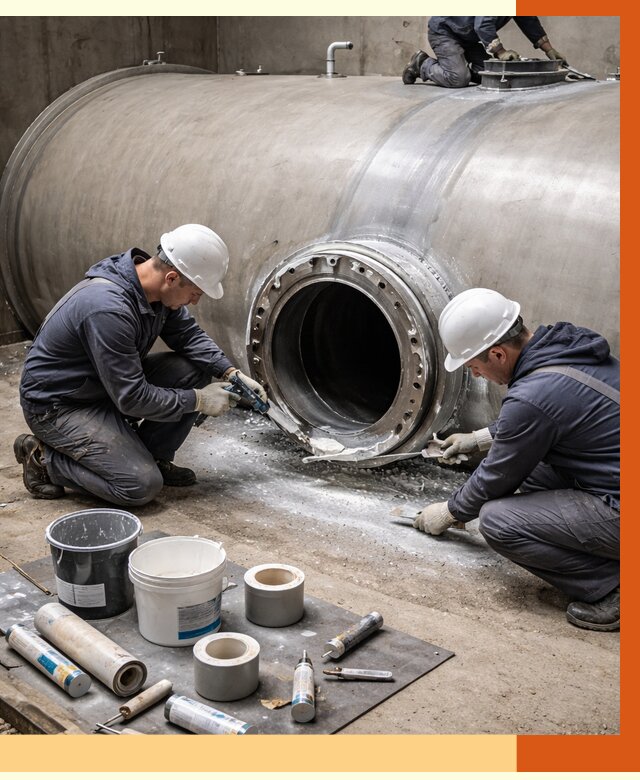 Гидроизоляция резервуара с топливом в Минеральных Водах от 77685 руб. под ключ | ТепломастерМнр