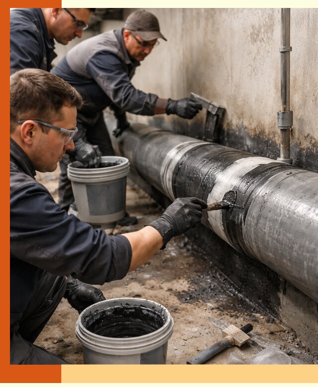 Гидроизоляция труб в Минеральных Водах — защита и герметизация коммуникаций