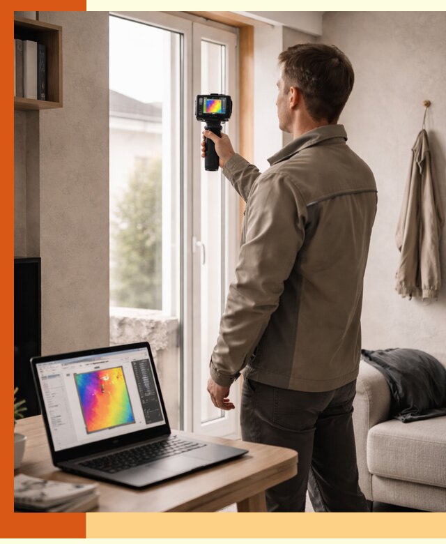 Тепловизионное обследование квартиры в Минеральных Водах для поиска утечек тепла