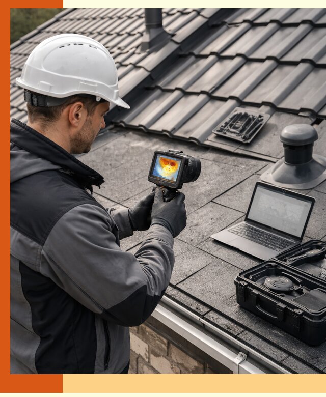 Тепловизионное обследование кровли в Минеральных Водах для выявления дефектов