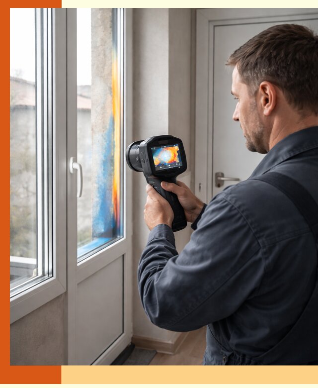 Тепловизионное обследование окон и дверей в Минеральных Водах