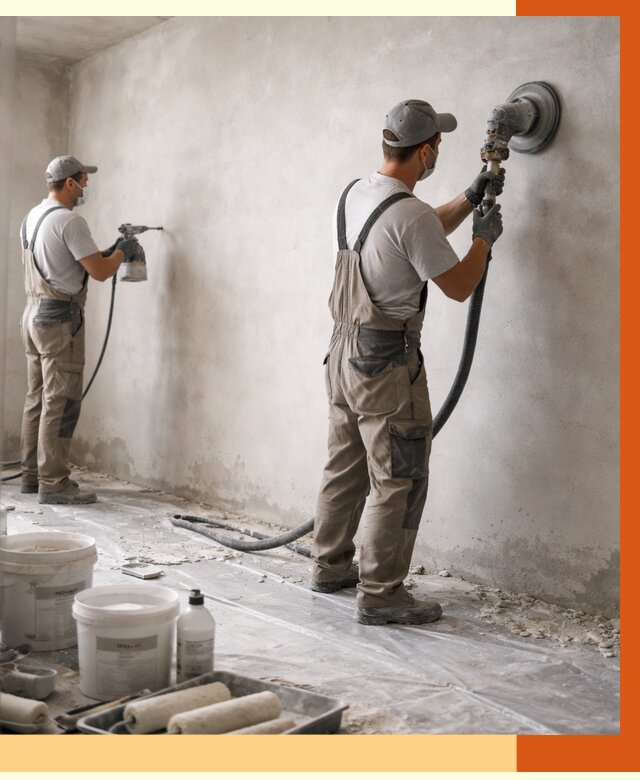 Подготовка поверхности под напыление в Минеральных Водах от 1243 руб. — ТепломастерМнр