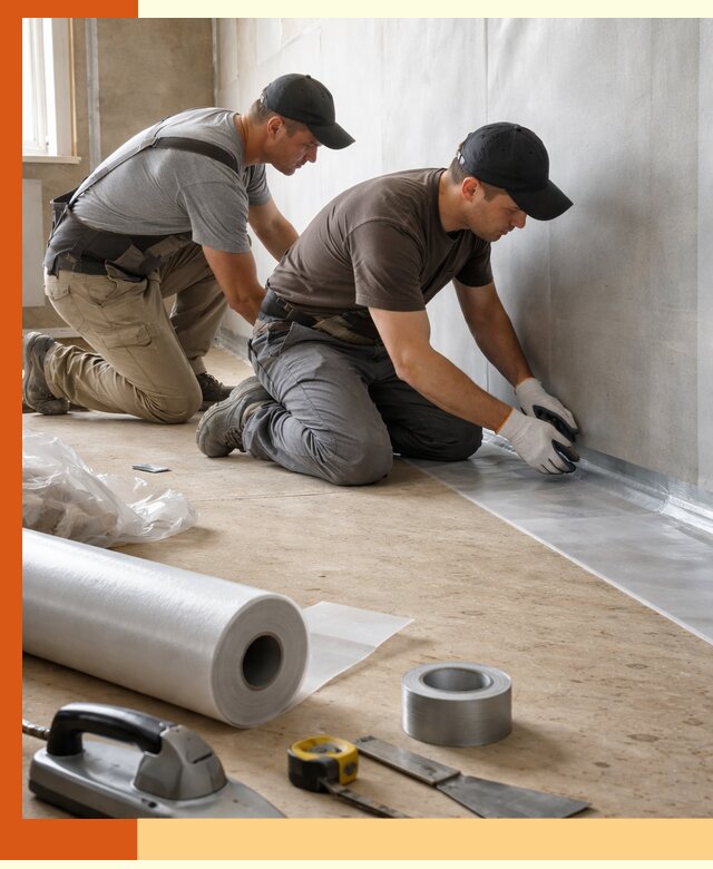 Монтаж пароизоляции для дома и помещений в Минеральных Водах