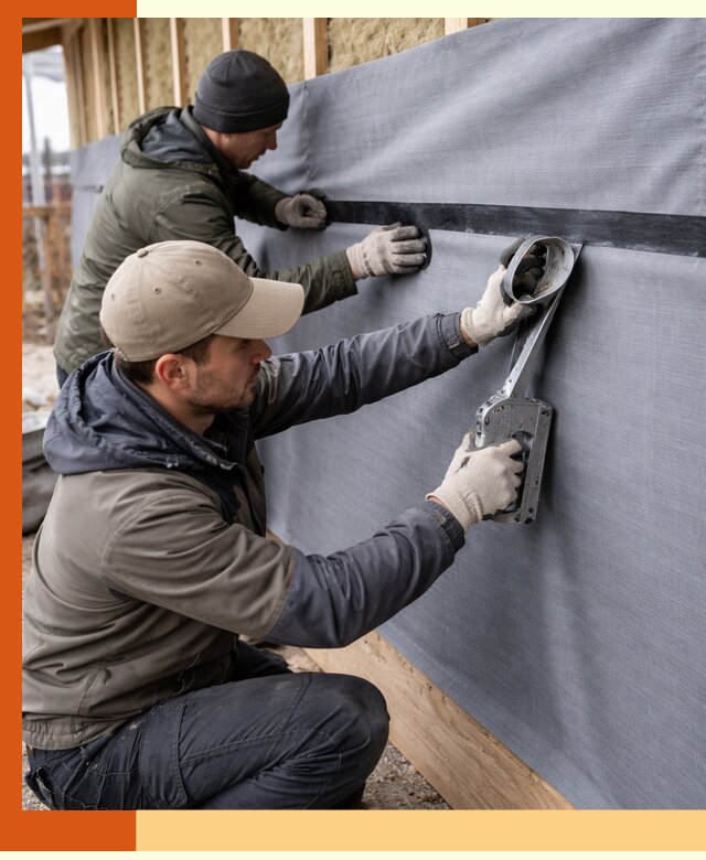 Монтаж ветроизоляции зданий и конструкций в Минеральных Водах