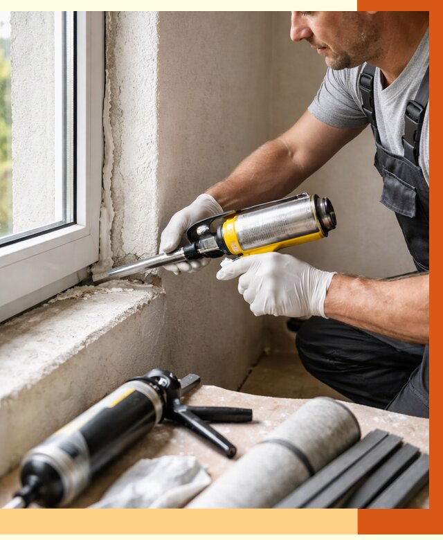 Герметизация стыков и примыканий в Минеральных Водах от 1243 руб. под ключ | ТепломастерМнр