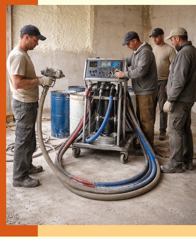 Аренда установки для напыления ППУ в Минеральных Водах на выгодных условиях